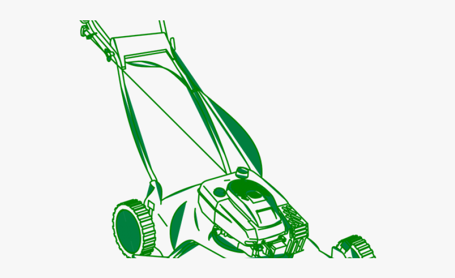 lawnmower clipart green