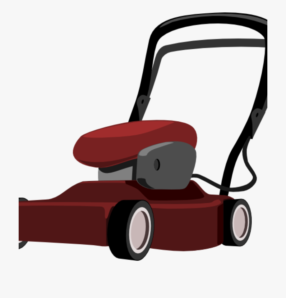 mowing clipart lawn tool