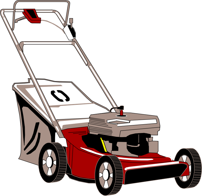 lawnmower clipart transparent background