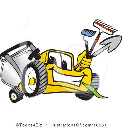 lawnmower clipart yard maintenance