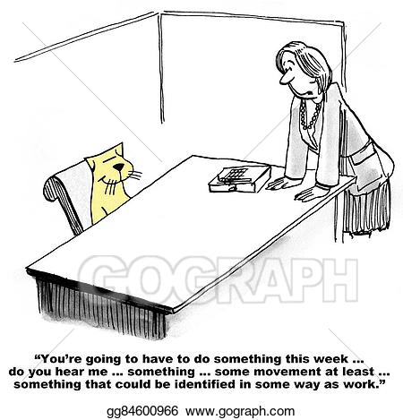 Stock illustration worker illustrations. Lazy clipart to do