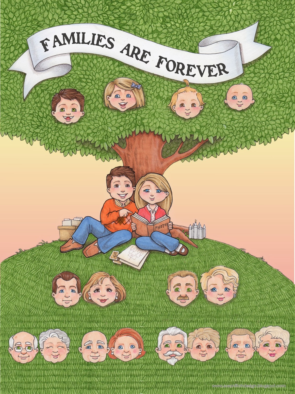 Lds clipart family tree. Clip art library 