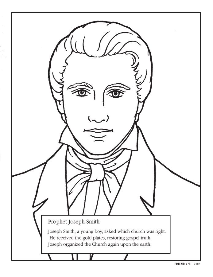 Primary music leader . Lds clipart joseph smith