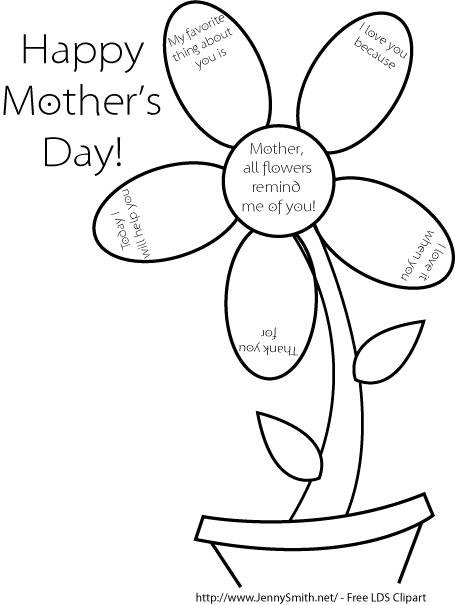 lds clipart mothers day