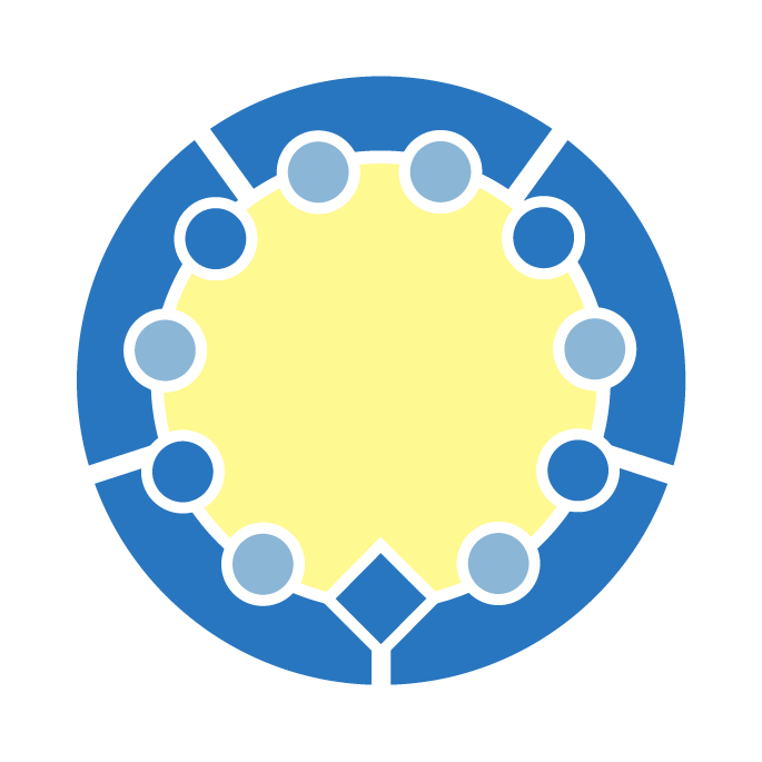 Leader clipart circle. New evangelization rosary app