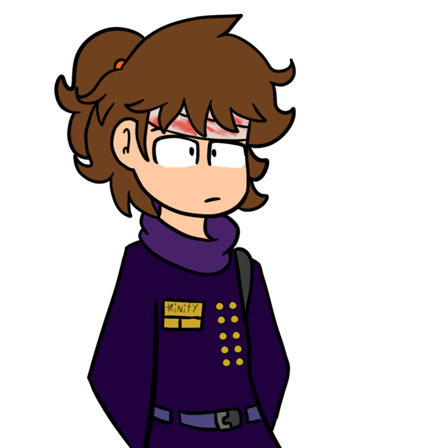 Leader clipart main character. Purple trinity by ponydraw