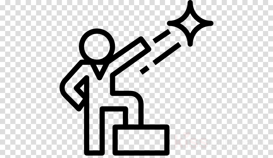 Black line background white. Leadership clipart self leadership