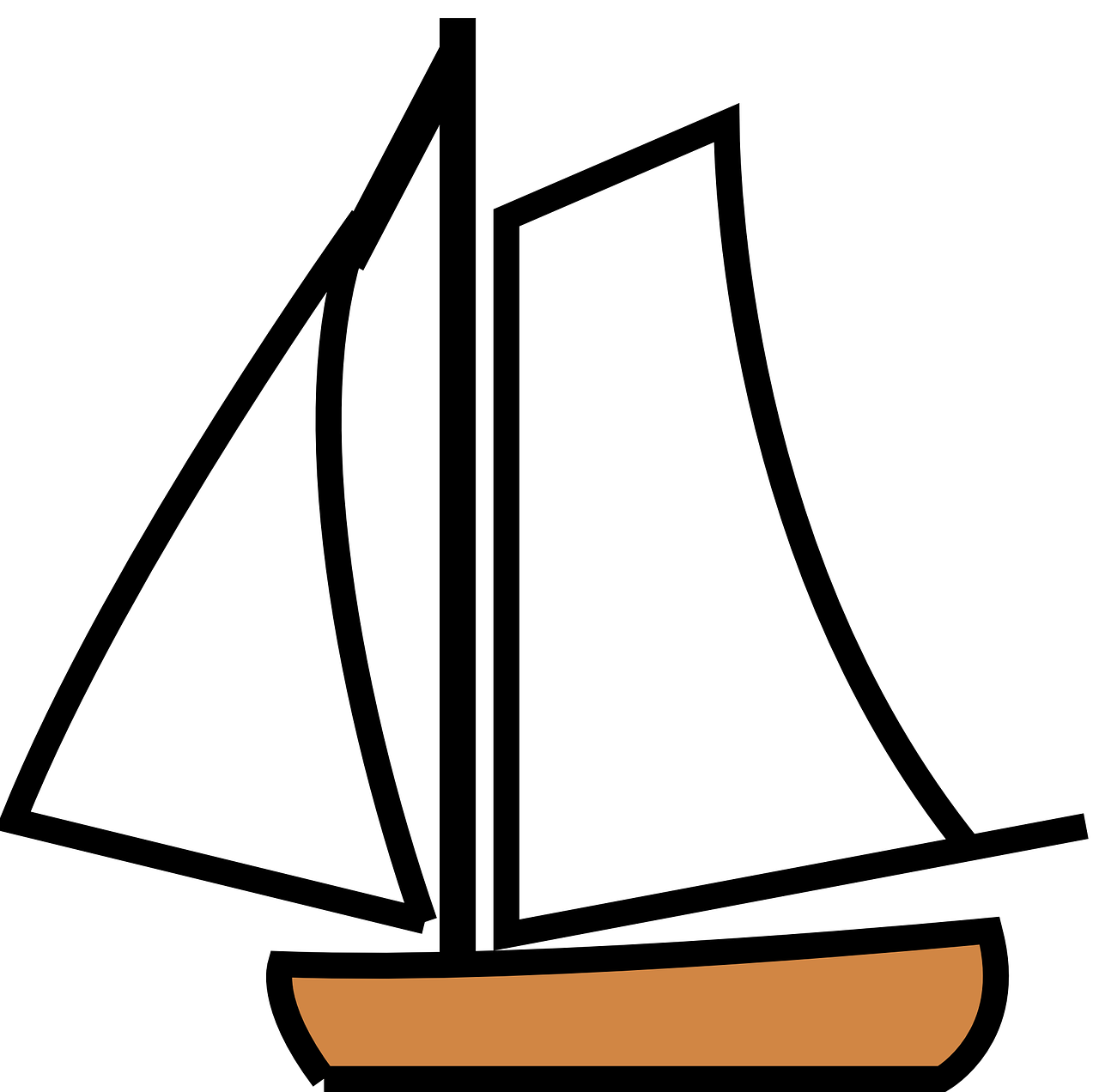 purple clipart sailboat