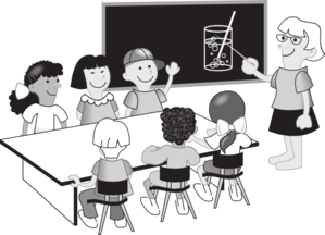 learning clipart classroom student