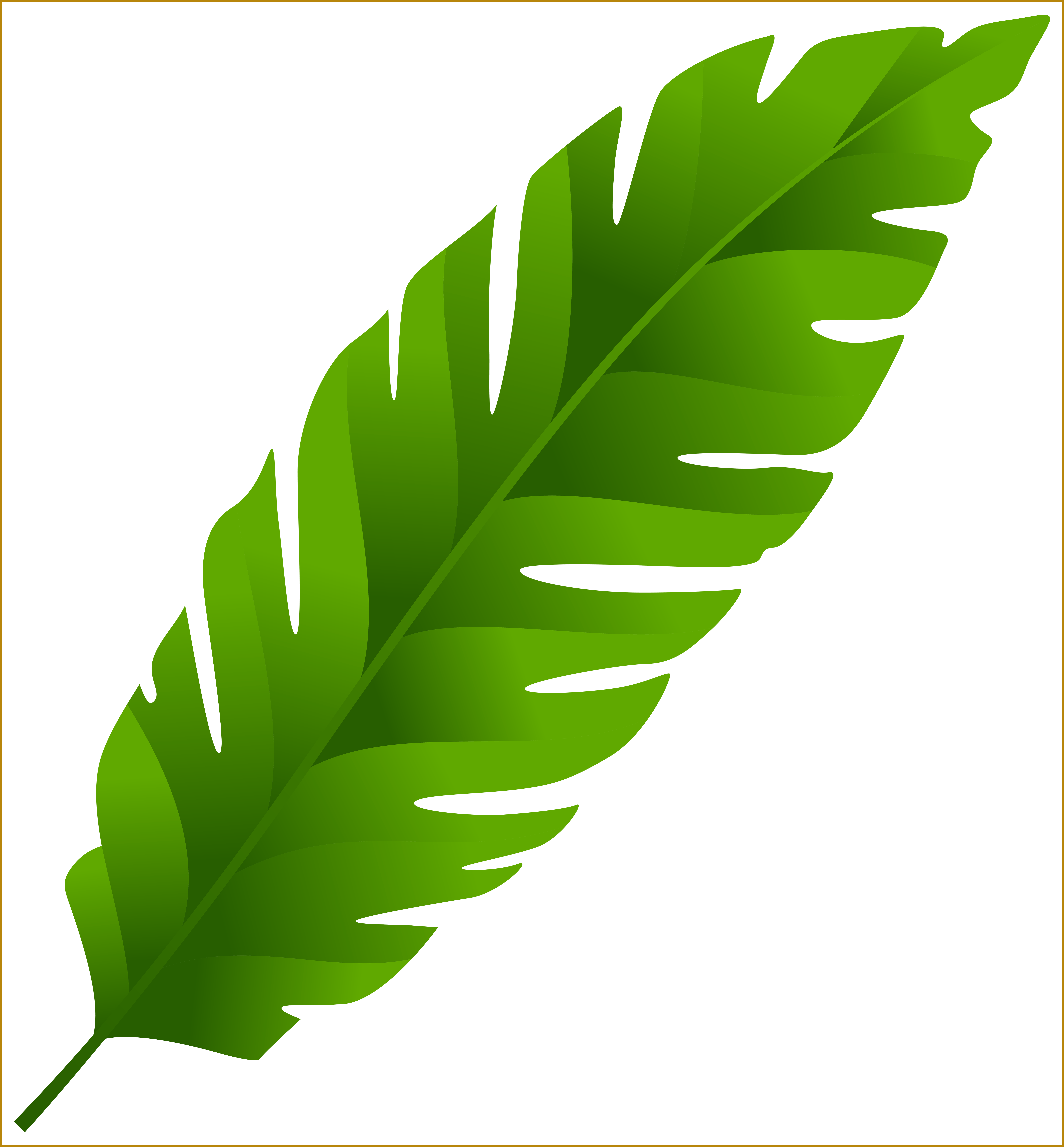 leaves clipart border