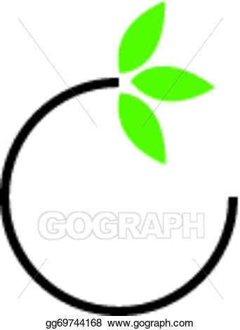 Leaves clipart eco. Vector art friendly business