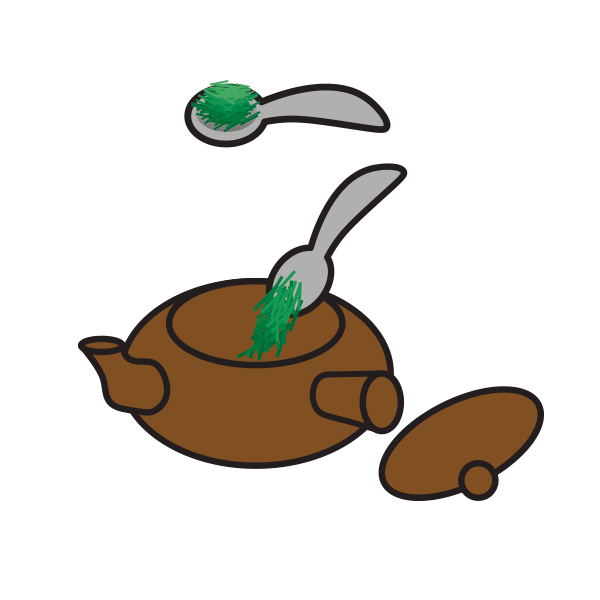 tea clipart tea leave