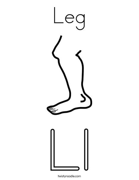 leg clipart l be for