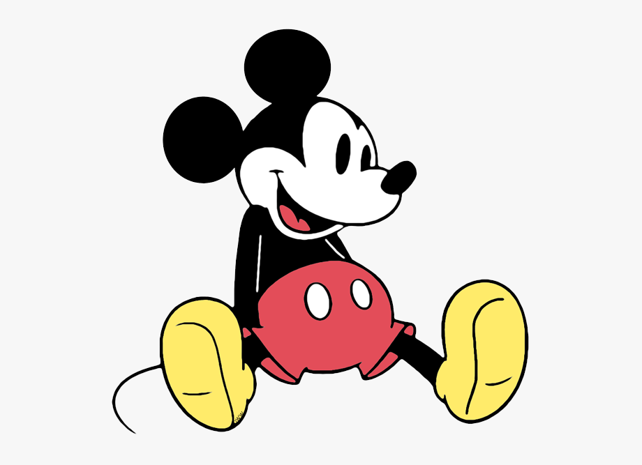 Mickey clipart classic mickey. Legs mouse coloring 