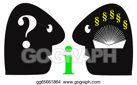 Advise stock illustration gg. Legal clipart person right
