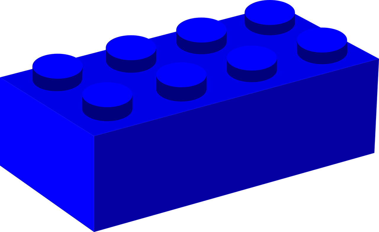 green and blue blocks