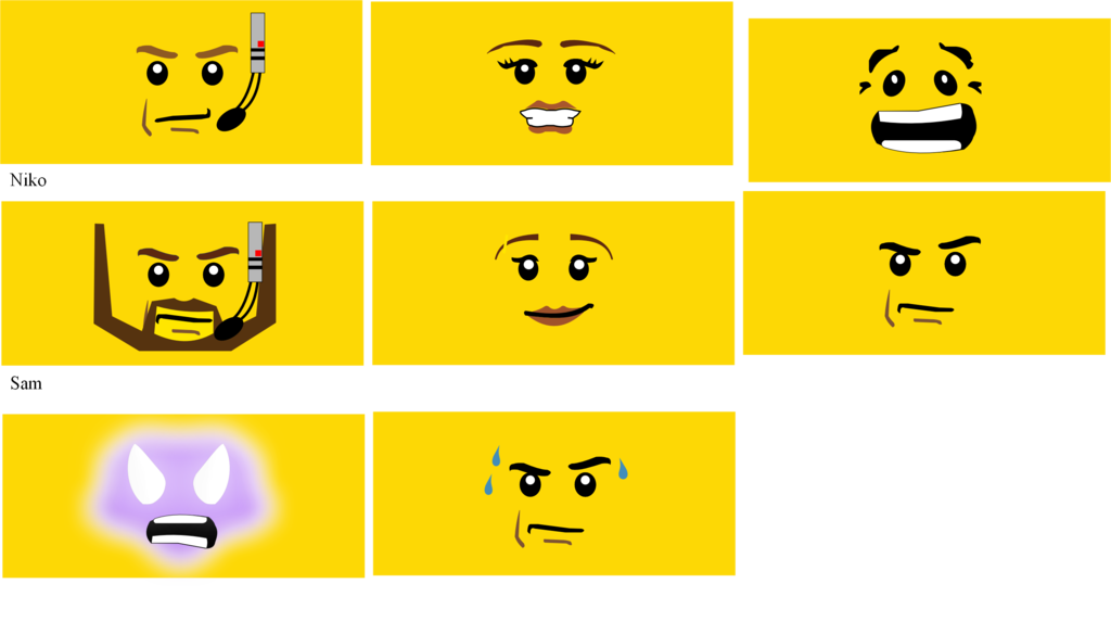 Basic Lego Face Template