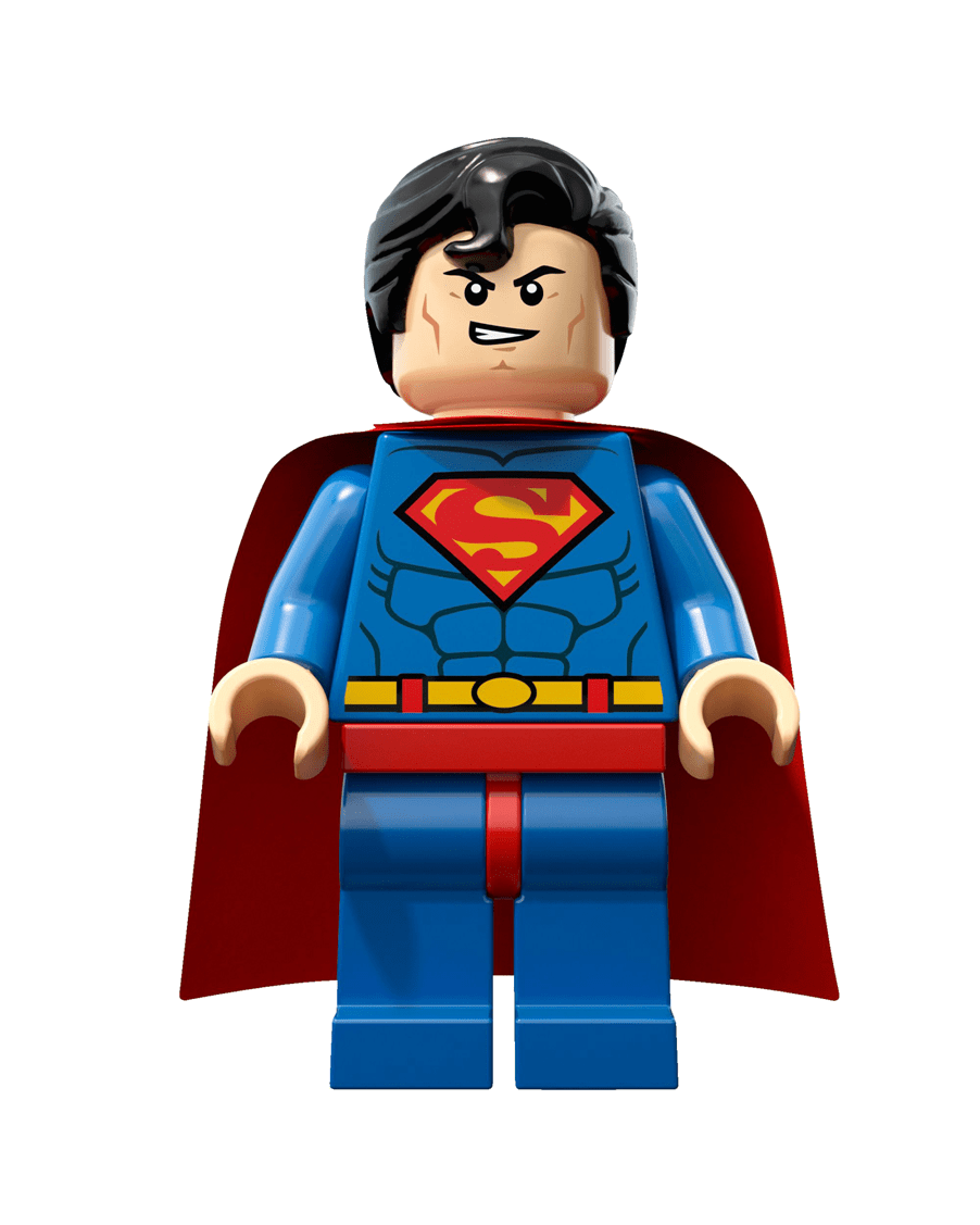 Superman transparent png stickpng. Lego clipart figure lego