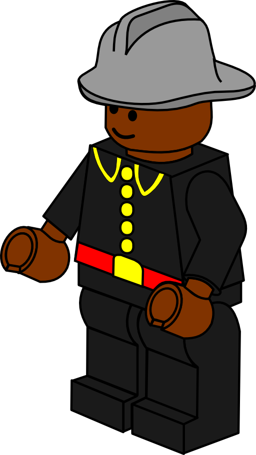 Lego clipart fireman. Town i royalty free