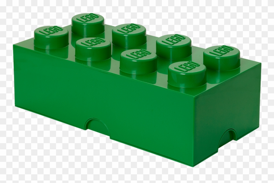 Lego clipart green. Storage brick dark pinclipart