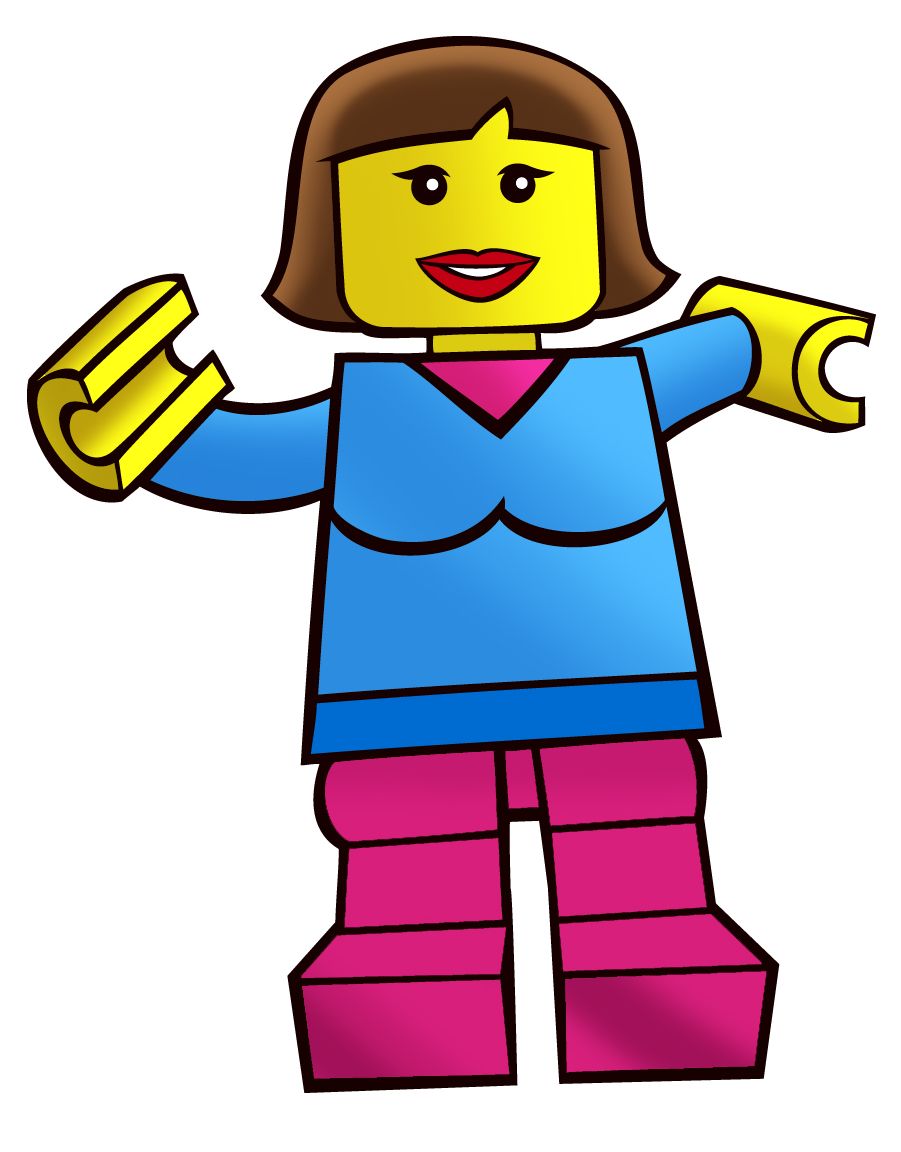 Logo clip art image. Lego clipart hand