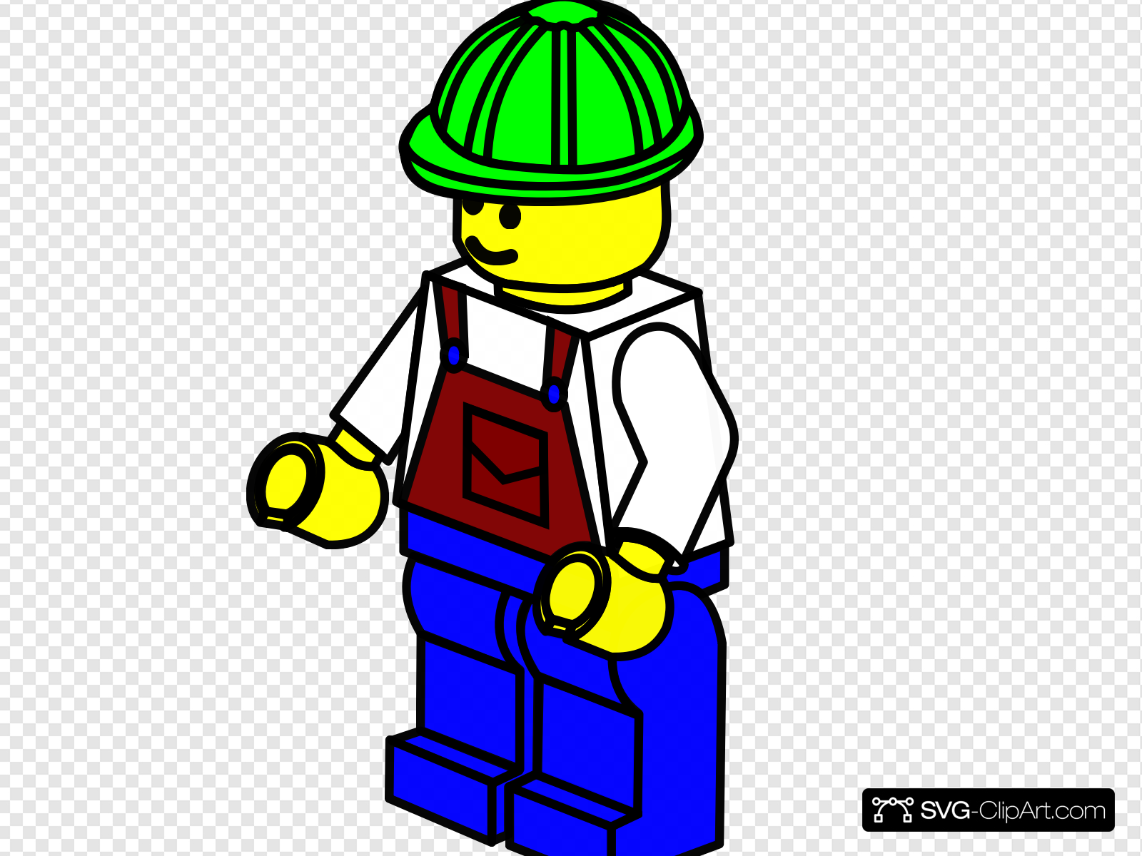LEGO man Строитель