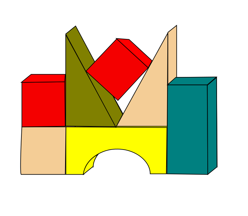 Image of blocks best. Lego clipart line