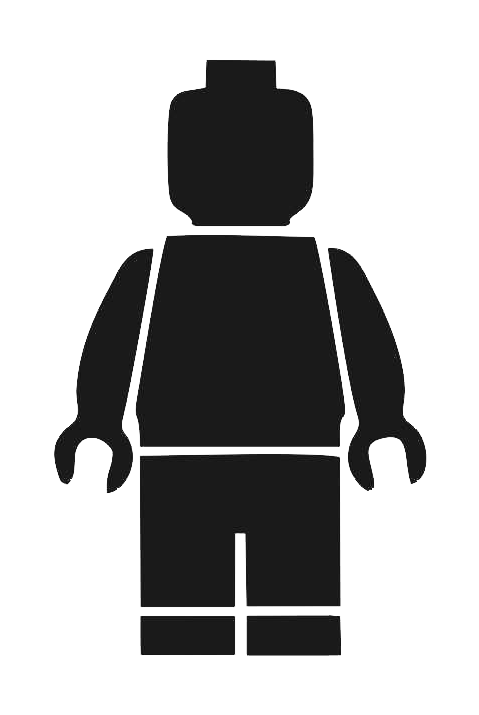 Lego clipart silhouette, Lego silhouette Transparent FREE for download