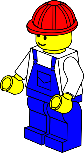 Lego clipart worker. Clip art at clker