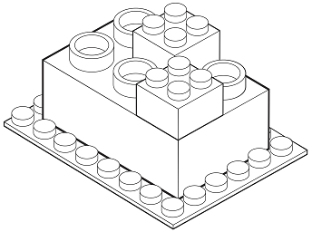 legos clipart structure