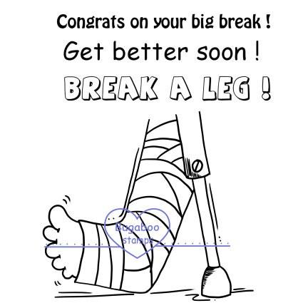 . Legs clipart break a leg