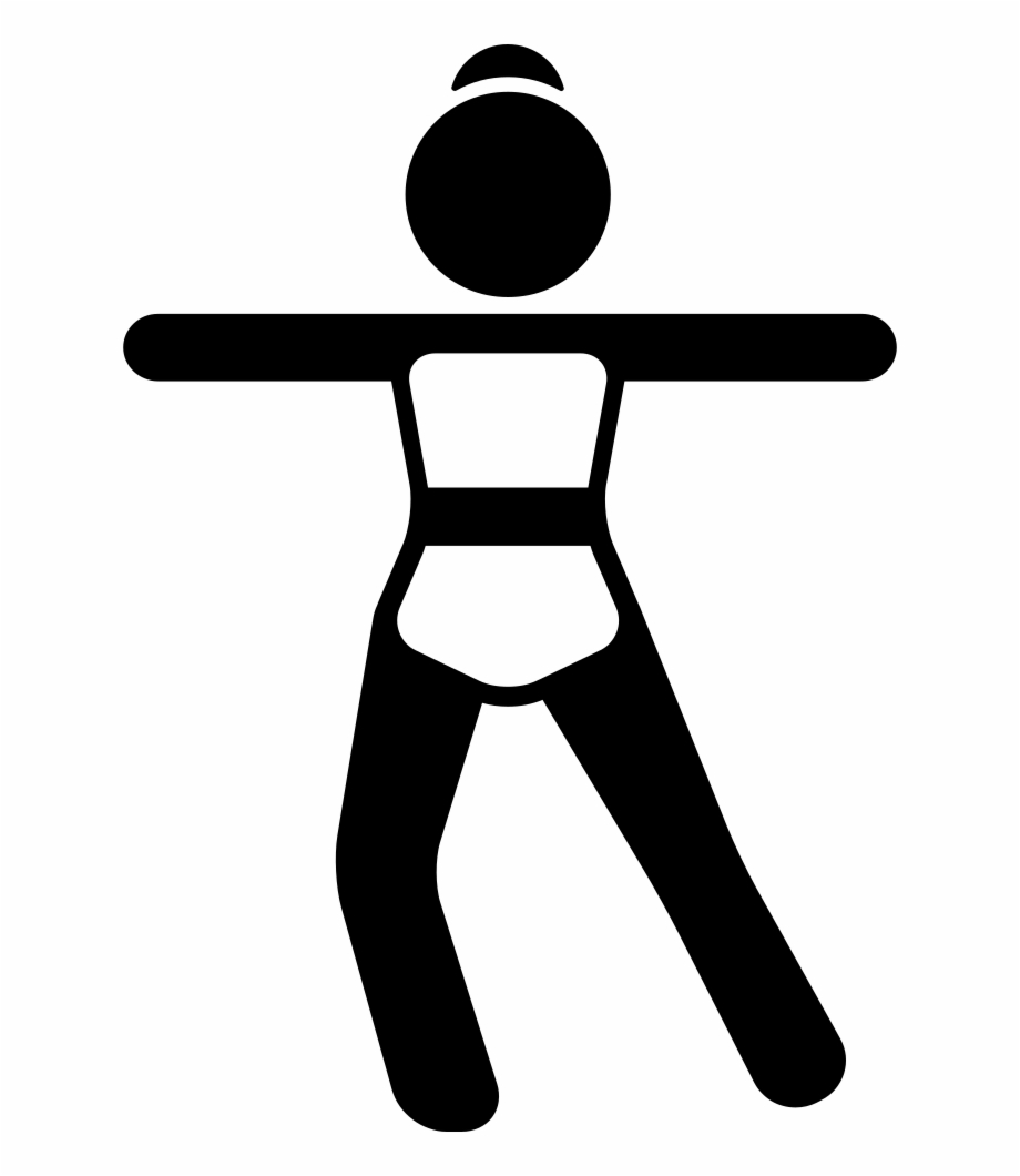 Legs clipart pierna. Girl stretching arms and