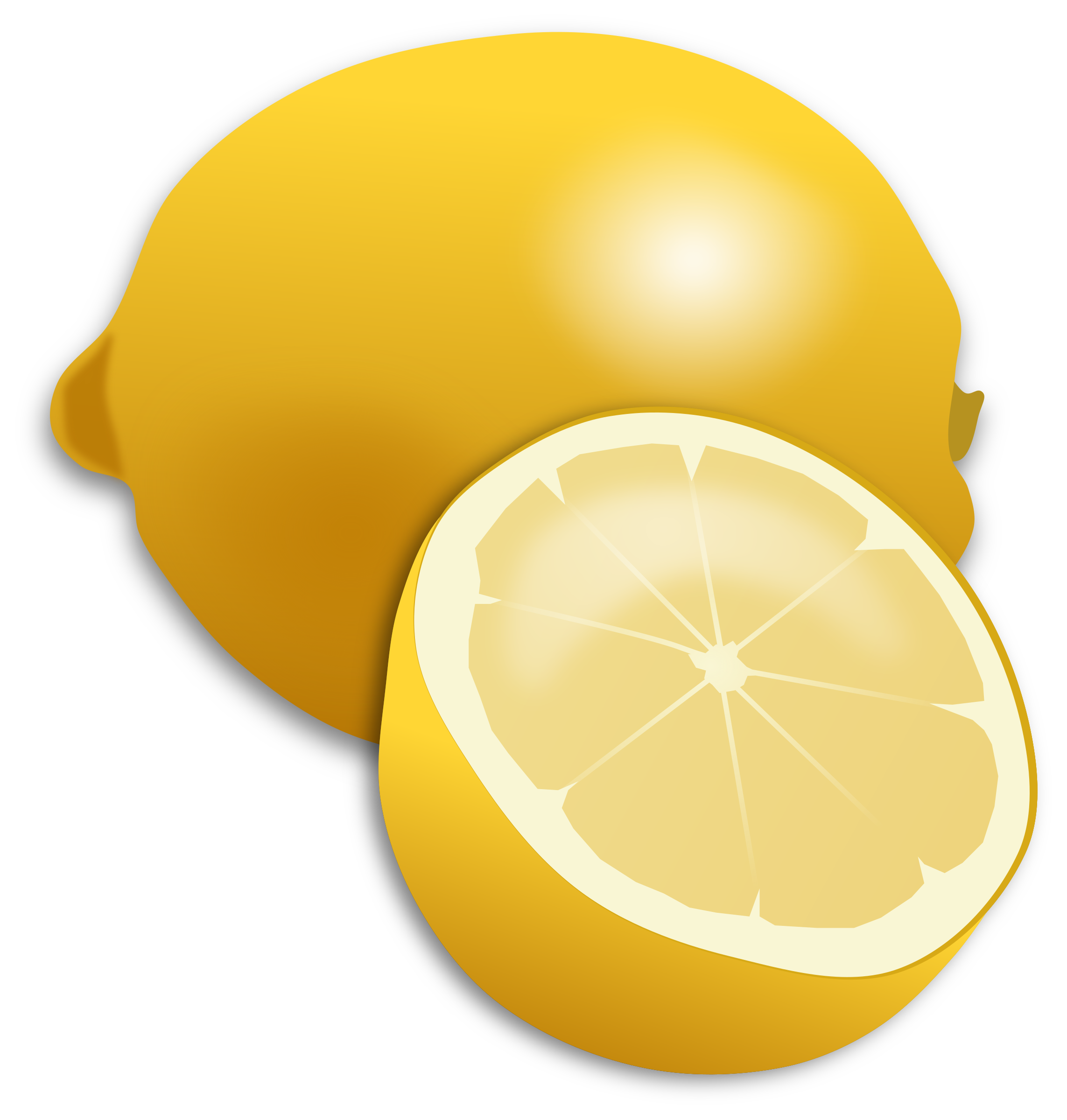 Lemons yellow vegetable