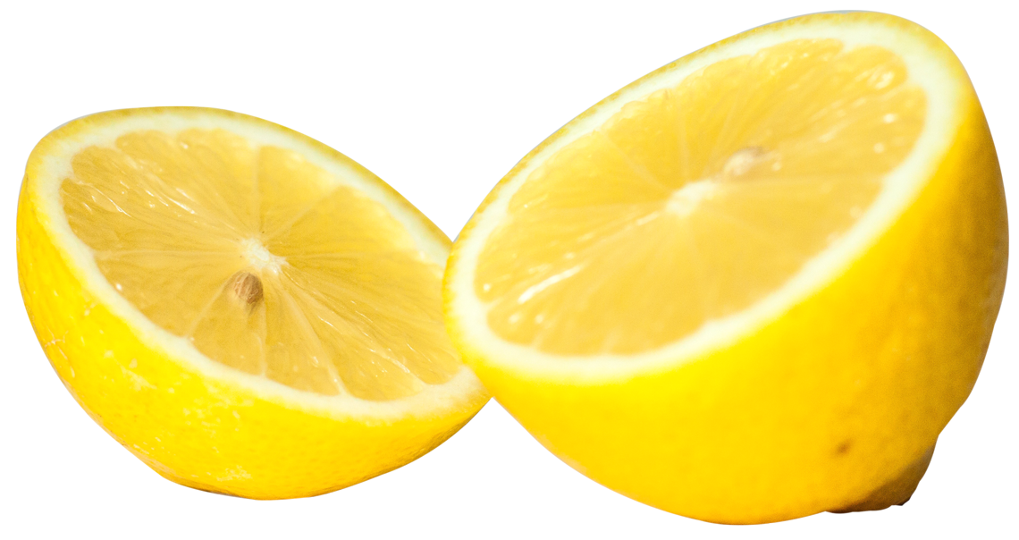 lemon clipart half lemon
