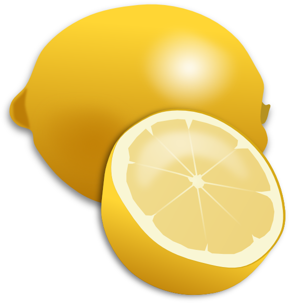 orange clipart lemons