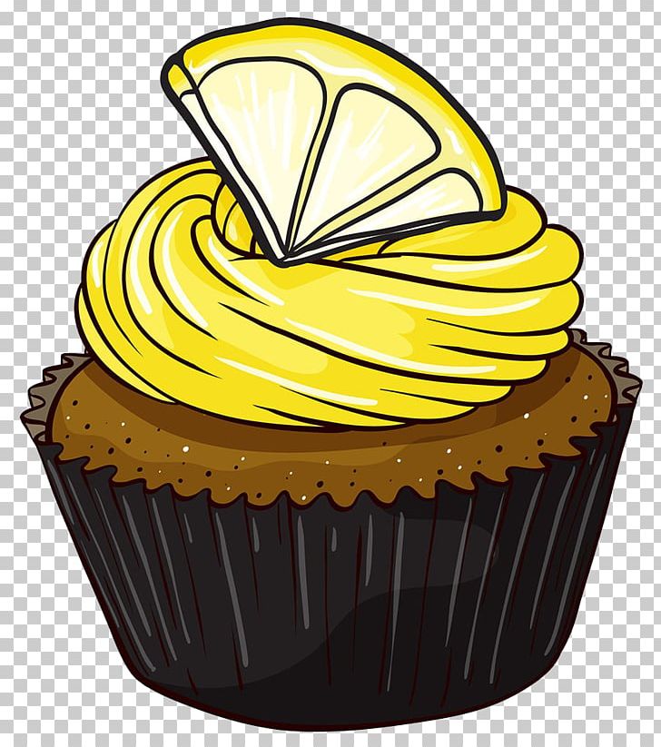 Cupcake icing png baking. Lemon clipart lemon cake