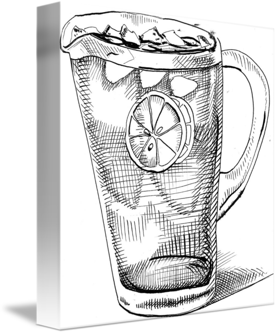 lemonade clipart sketch