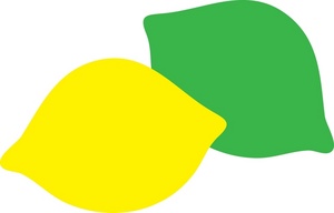 lemons clipart lime