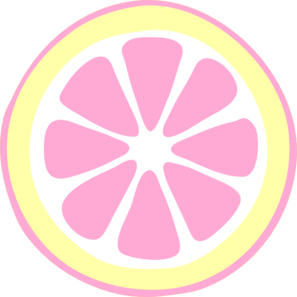 Slice clip art vector. Lime clipart pink lemon