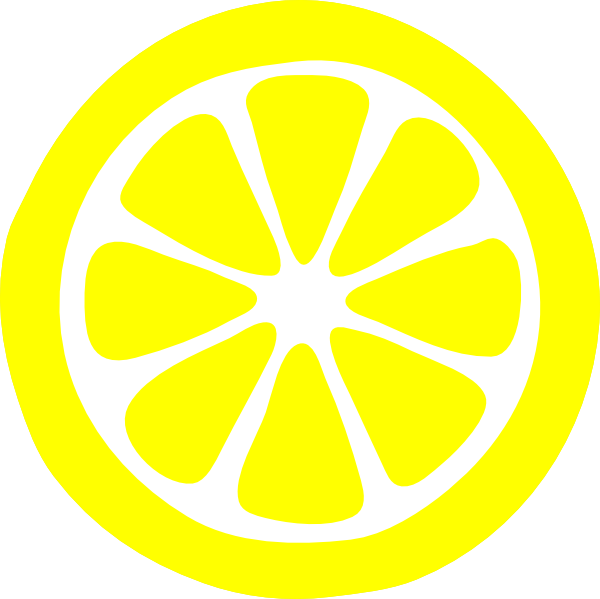 Lemon sliced