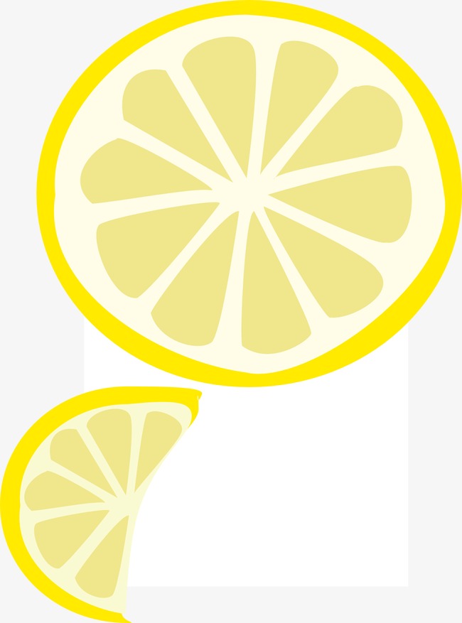 lemon clipart sliced