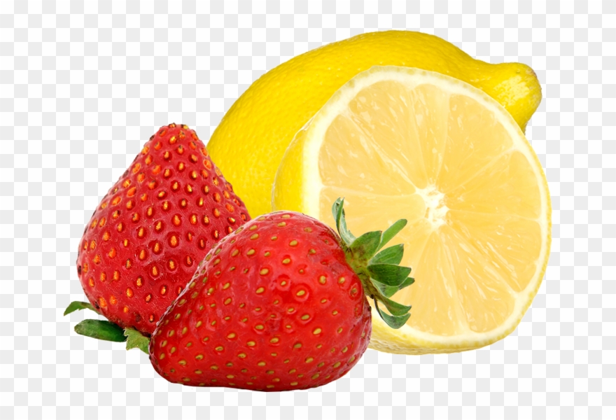 strawberries clipart lemon