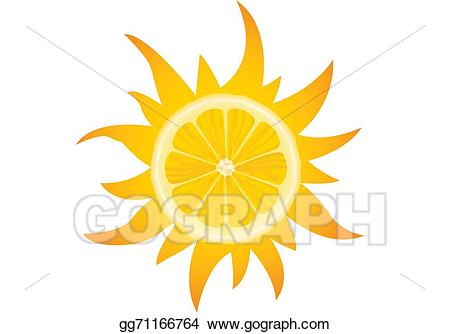 lemon clipart sun
