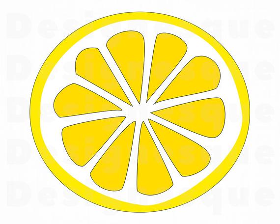 lemon clipart svg