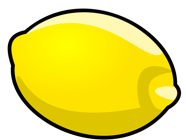 lemon clipart vector