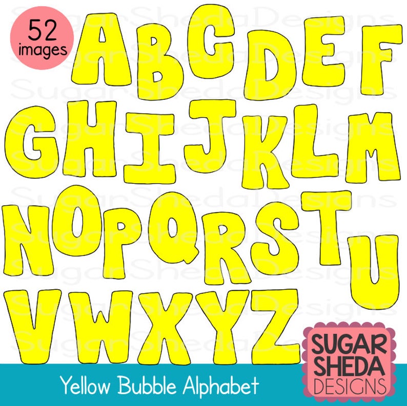 lemonade clipart bubble letter