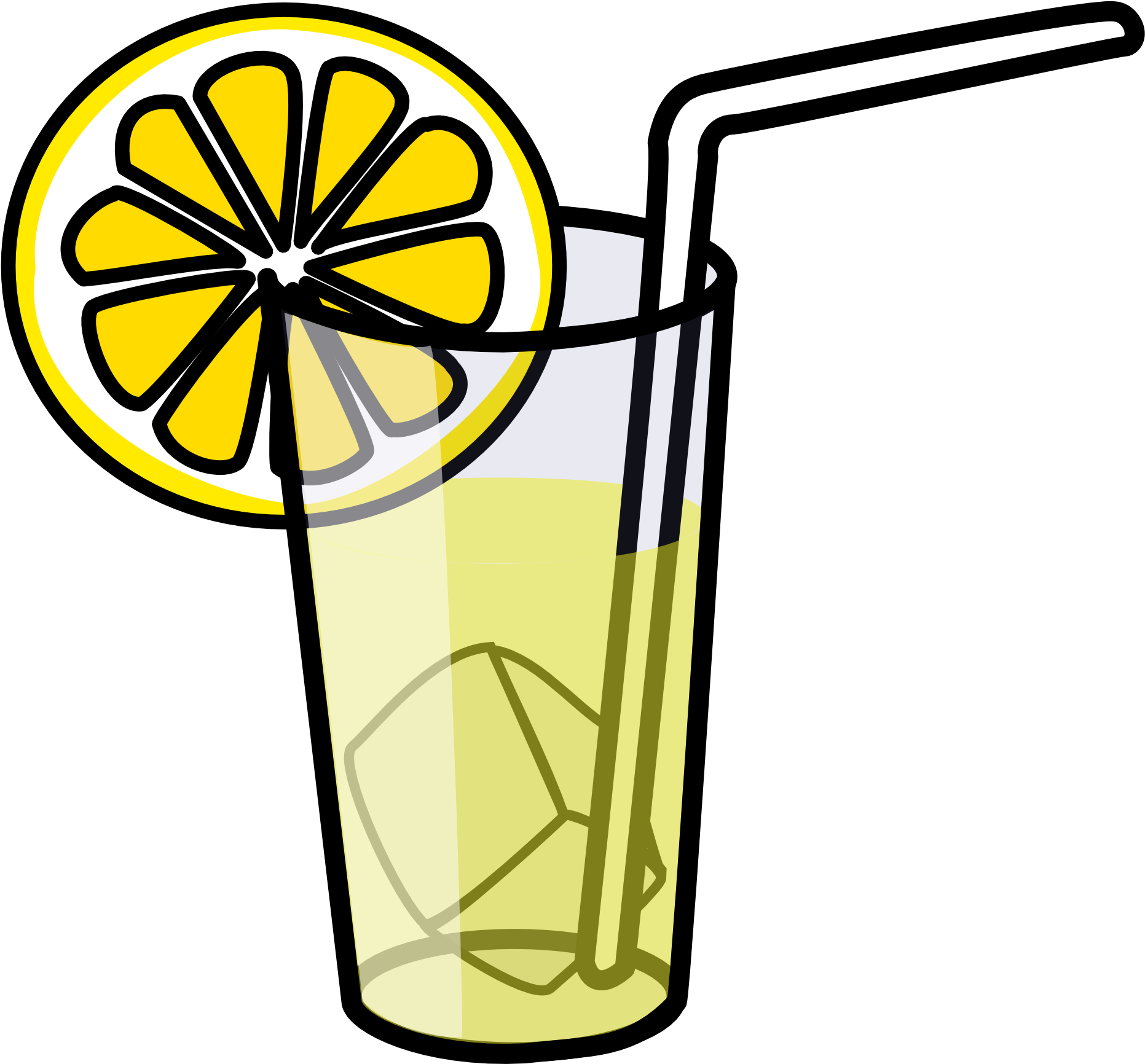 Lemonade clipart clip art. Glass at clker 