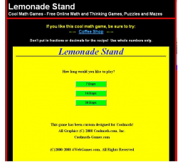 Cool Math Games Games Lemonade