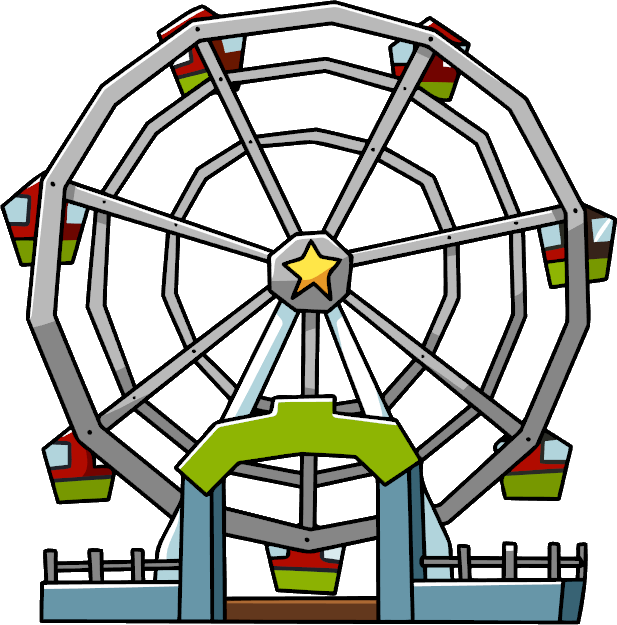 Wheel clipart ferris wheel. Scribblenauts wiki fandom powered