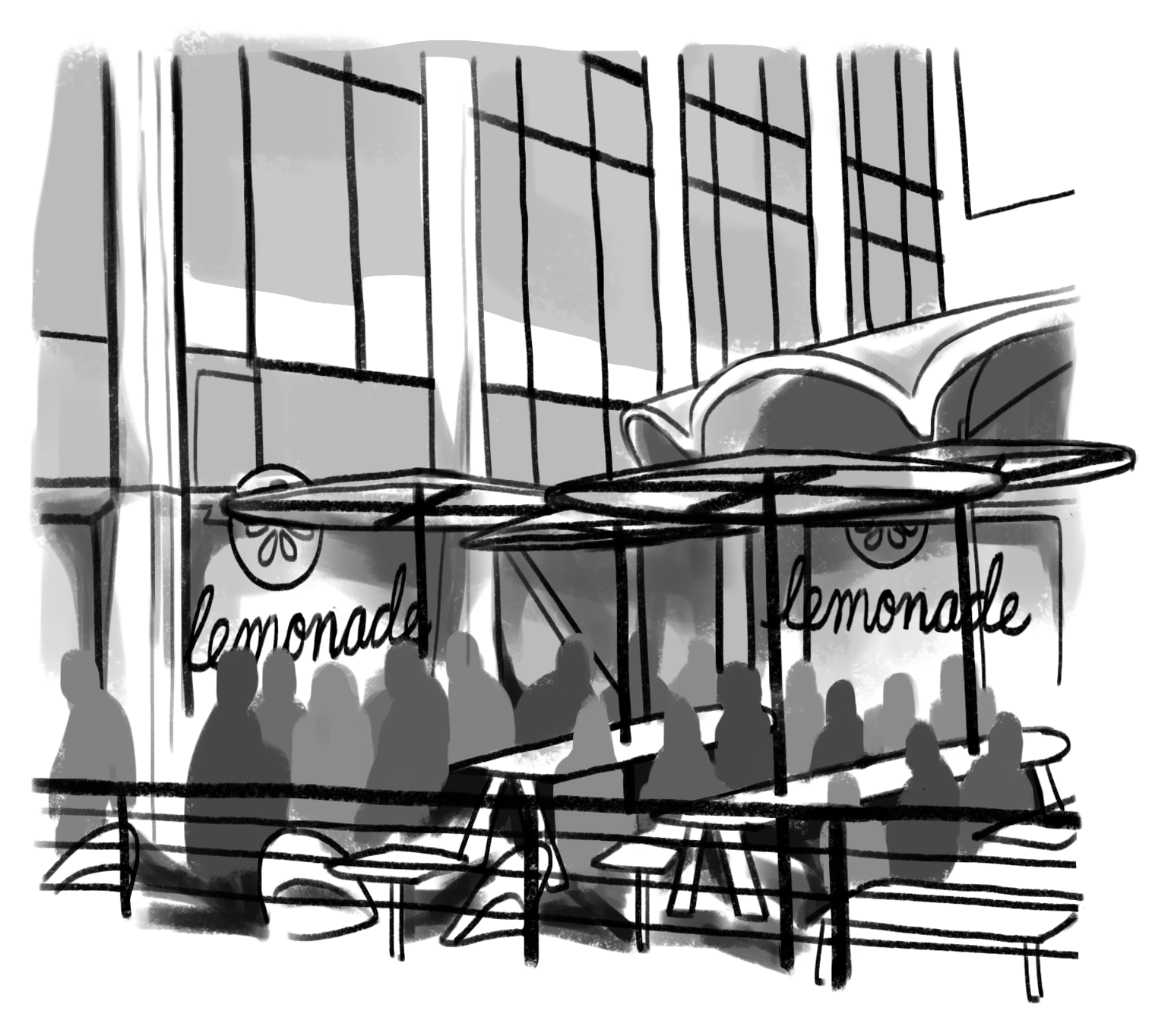 The oracle. Lemonade clipart sketch